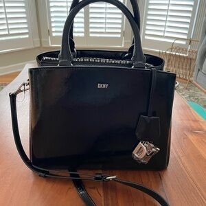DKNY Paige Patent Leather Satchel *Brand New*